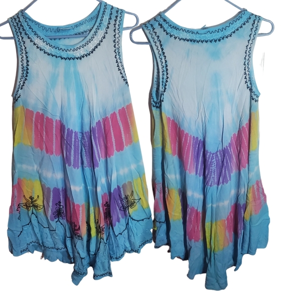INDIA BOUTIQUE TIEDYE DRESS - Picture 1 of 3